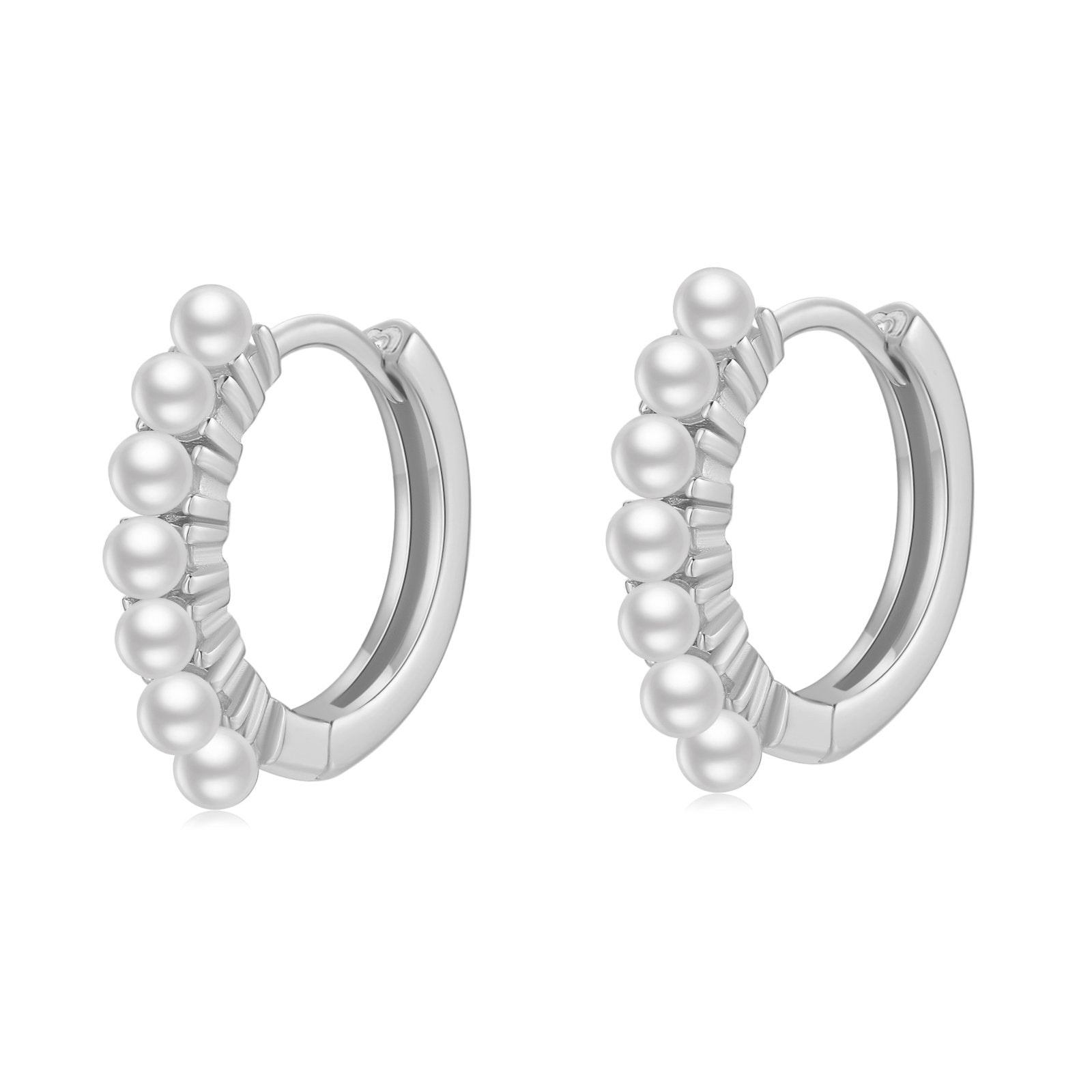 Boucles "Perle Passion" ~ Argent Sterling