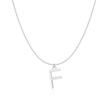 Charger l&#39;image dans la galerie, Collier &quot;Lettre&quot; ~ Argent Sterling
