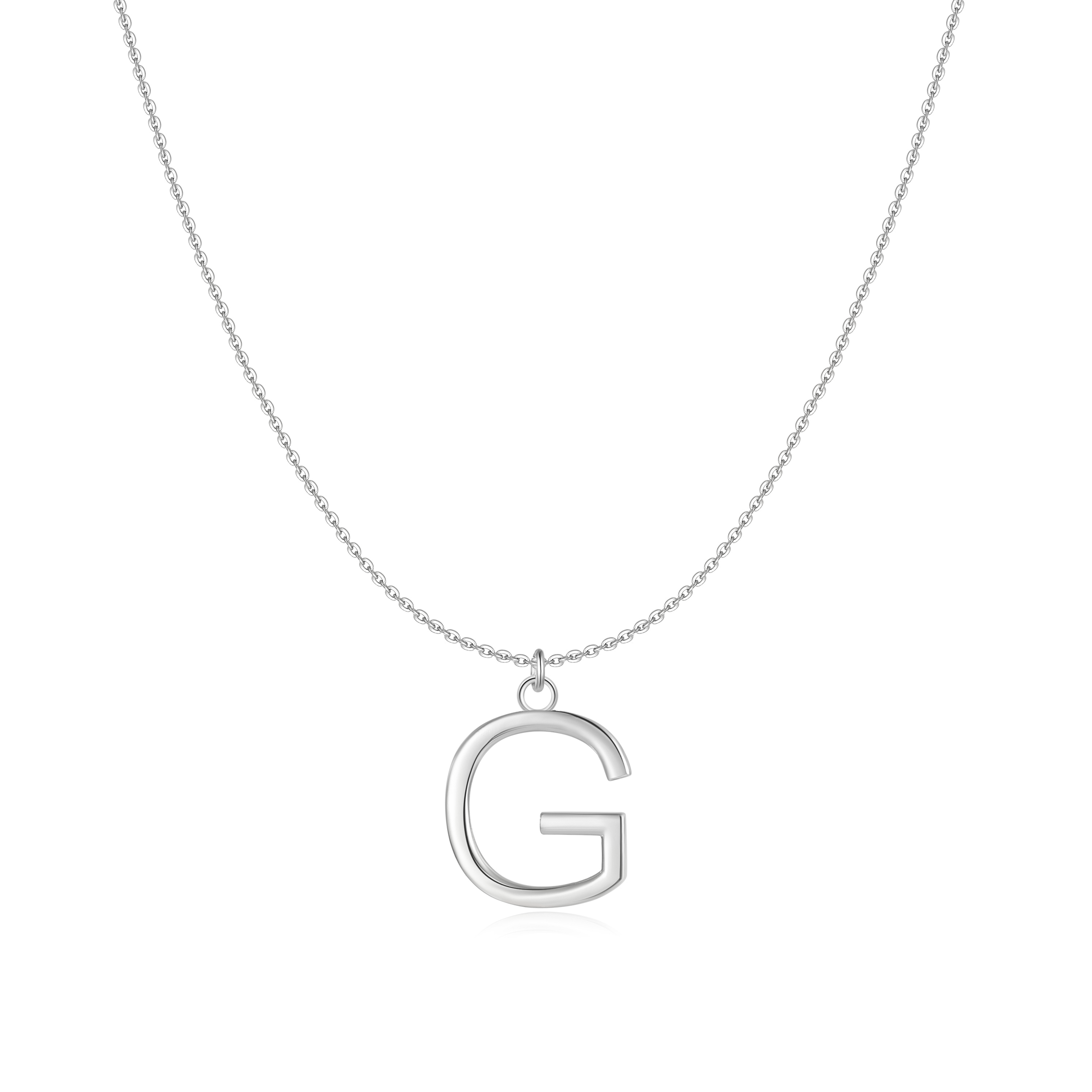 Collier "Lettre" ~ Argent Sterling