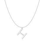 Charger l&#39;image dans la galerie, Collier &quot;Lettre&quot; ~ Argent Sterling
