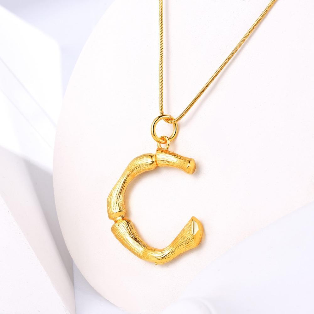 Collier "Boho Bamboo" ~ Or