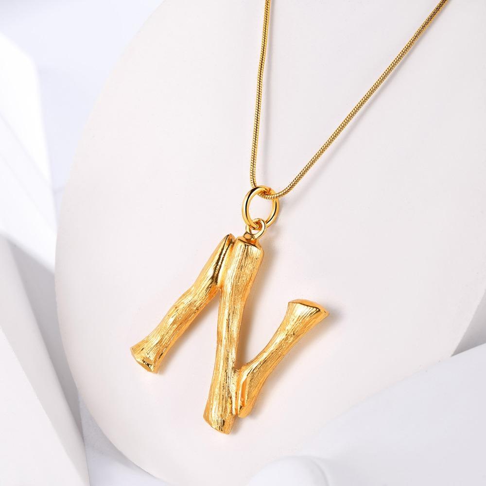 Collier "Boho Bamboo" ~ Or