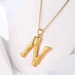 Charger l&#39;image dans la galerie, Collier &quot;Boho Bamboo&quot; ~ Or
