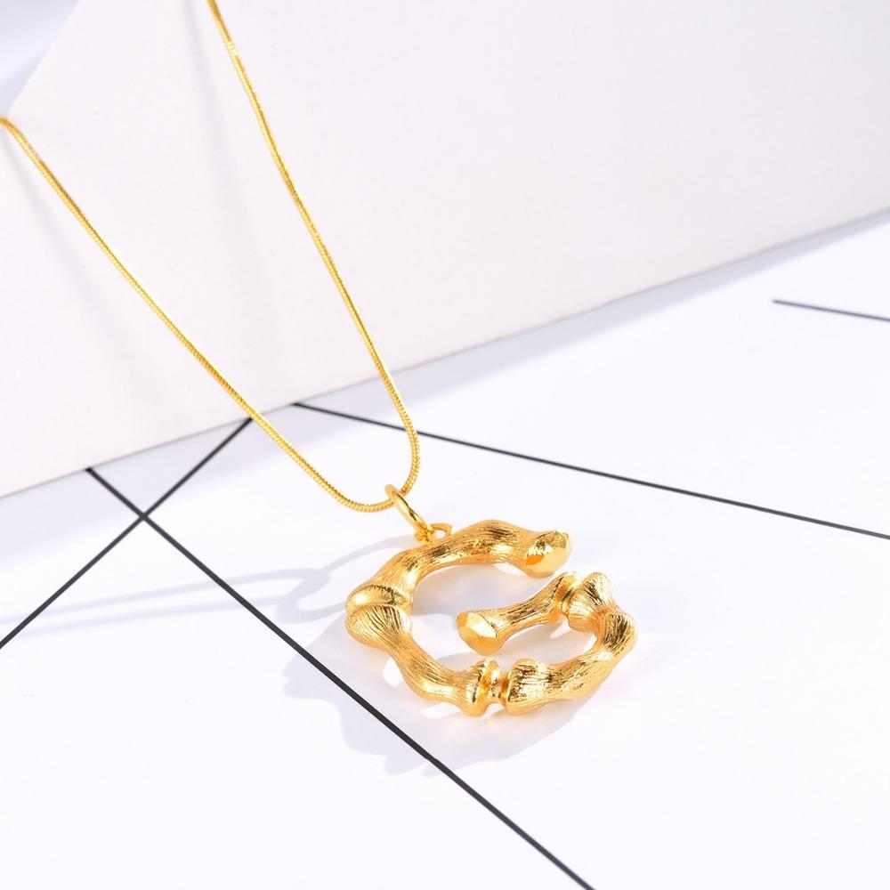 Collier "Boho Bamboo" ~ Or