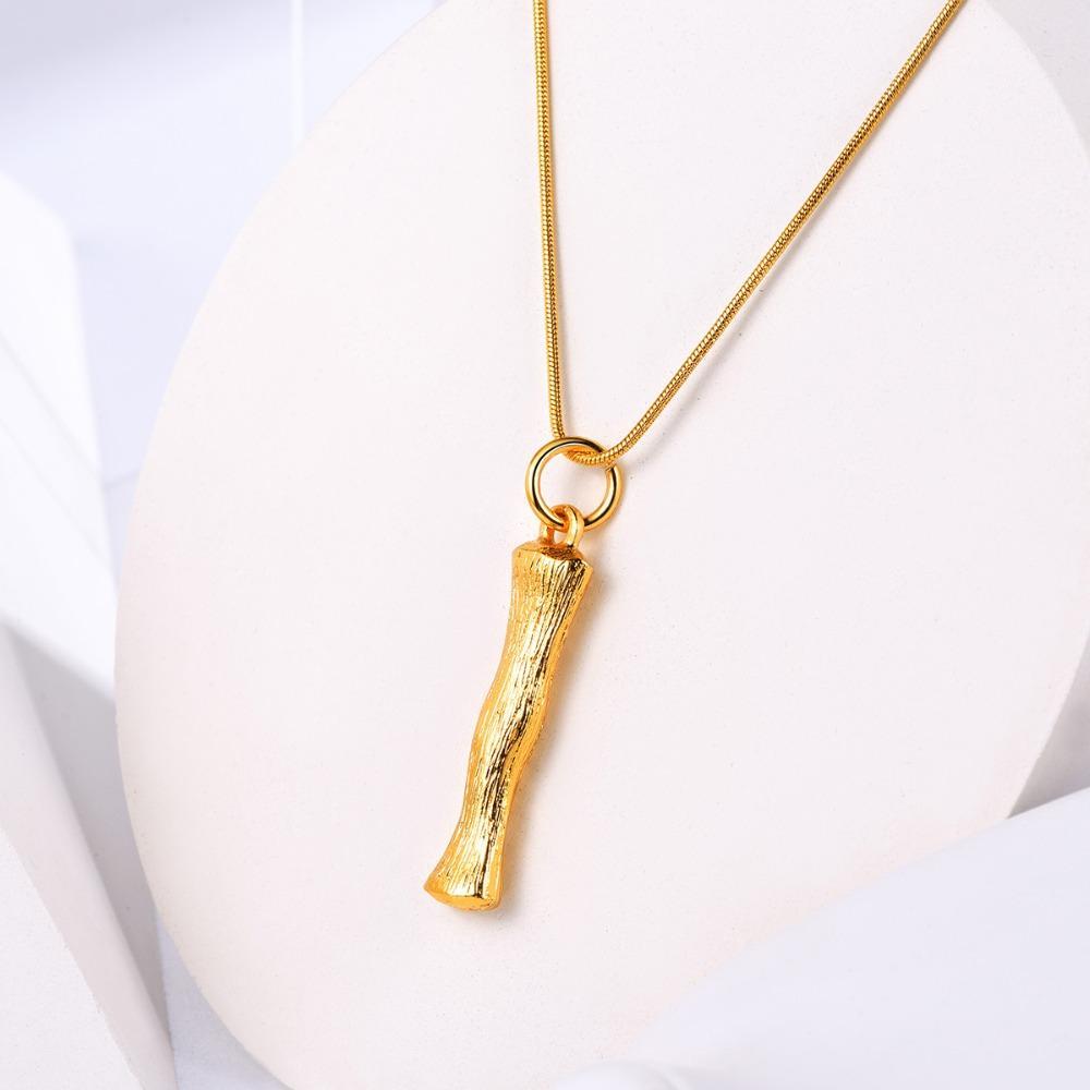 Collier "Boho Bamboo" ~ Or