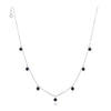 Collier "Perles Noires" ~ Argent Sterling