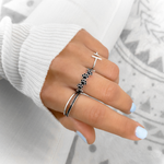 Charger l&#39;image dans la galerie, Bague &quot;Élégante&quot; ~ Argent Sterling
