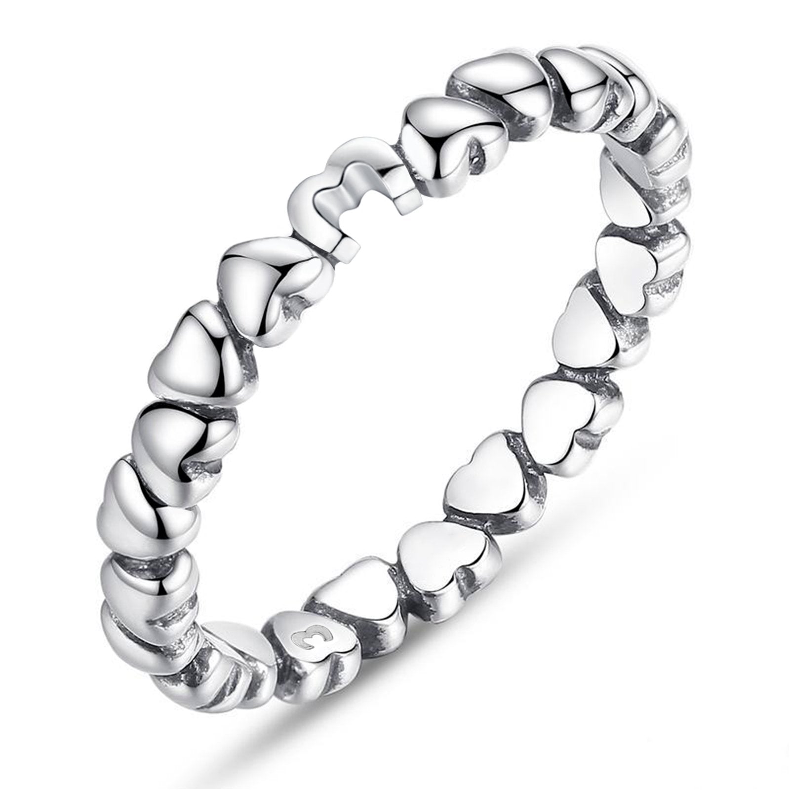 Bague "Amour" ~ Argent Sterling