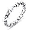 Bague "Amour" ~ Argent Sterling