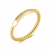 Bague "Cordage" ~ Argent Sterling