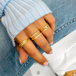 Charger l&#39;image dans la galerie, Bague &quot;Treble&quot; ~ Argent Sterling
