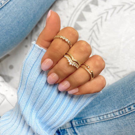 Bague "Strip" ~ Argent Sterling
