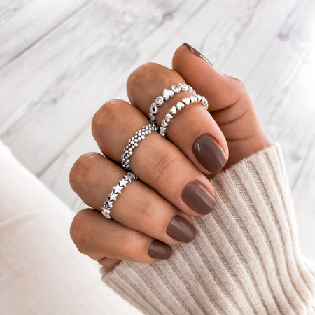 Bague "Heart" ~ Argent Sterling