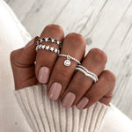 Charger l&#39;image dans la galerie, Bague &quot;Smiley&quot; ~ Argent Sterling
