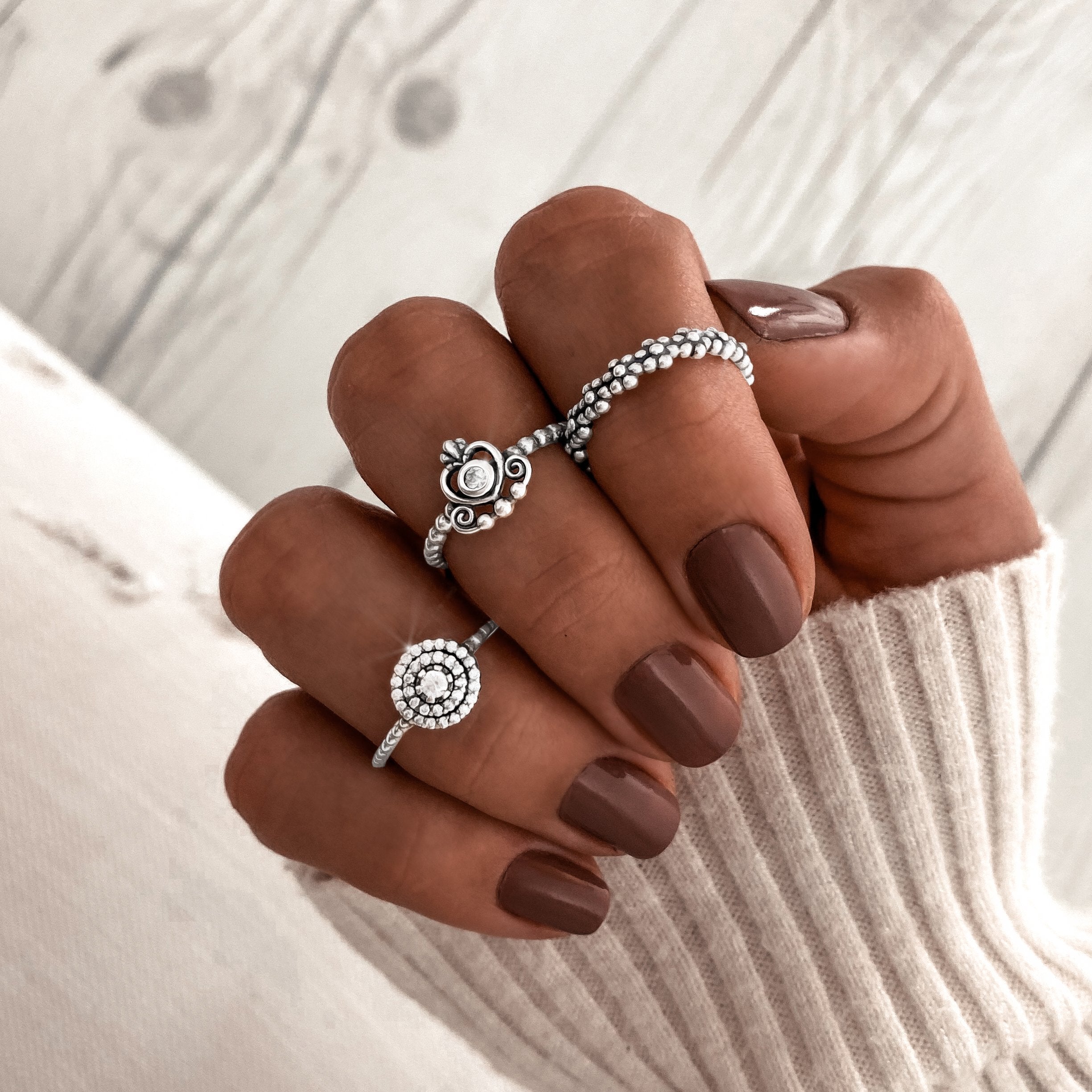 Bague "Petites Bulles" ~ Argent Sterling