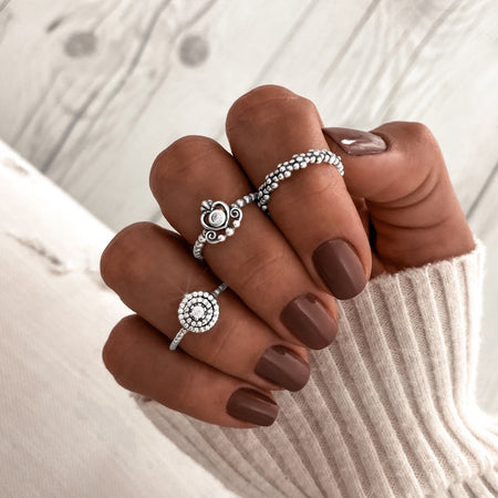 Bague "Petites Bulles" ~ Argent Sterling
