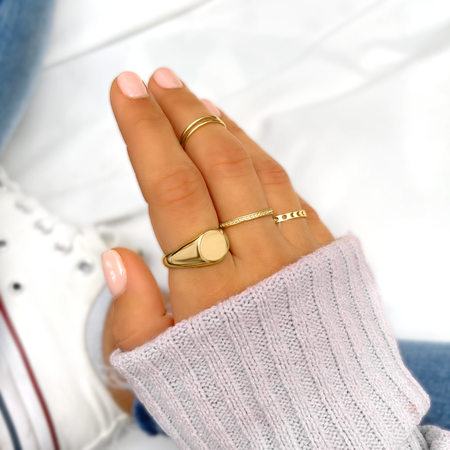 Bague "Petite Lune" ~ Argent Sterling