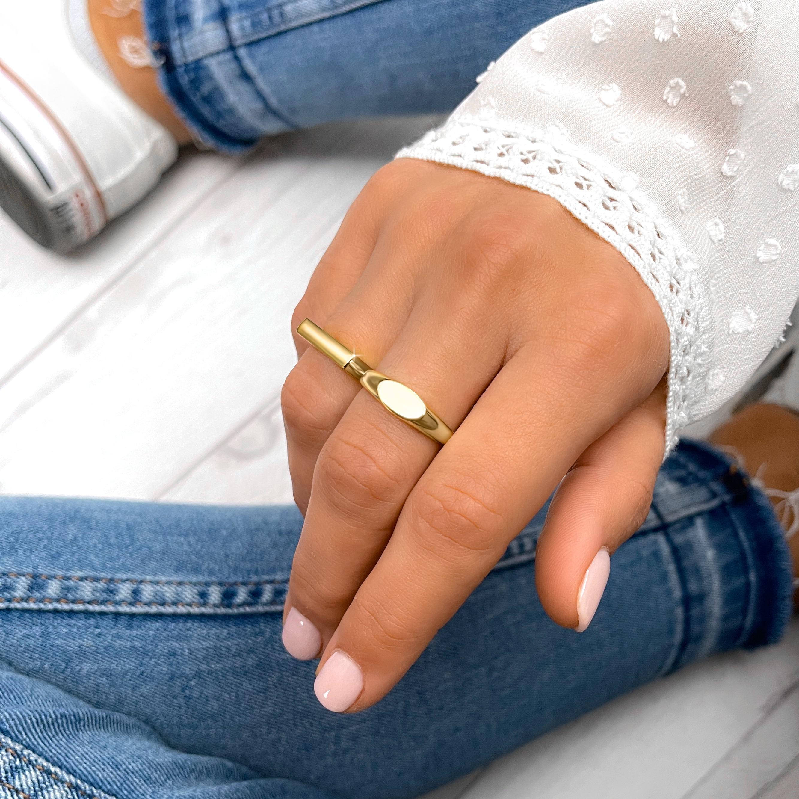 Bague "Petit Sceau" ~ Argent Sterling