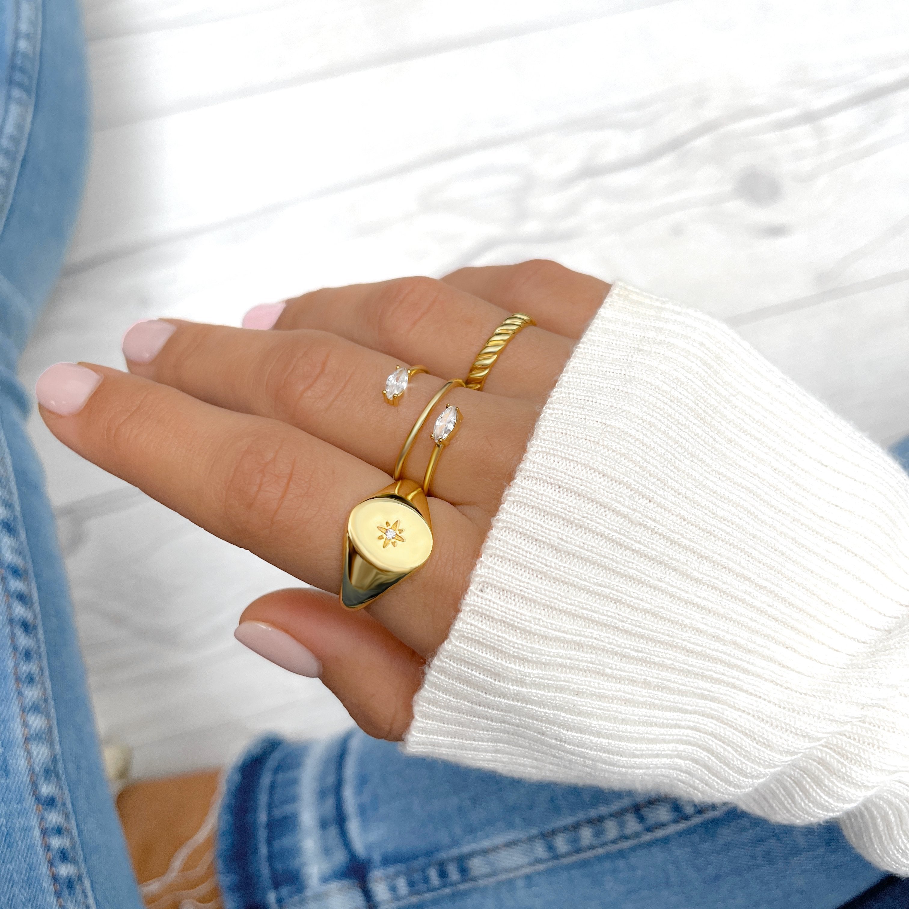 Bague "Étoile" ~ Argent Sterling