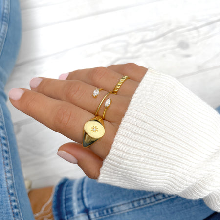 Bague "Étoile" ~ Argent Sterling