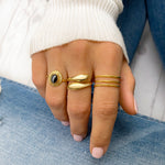 Charger l&#39;image dans la galerie, Bague &quot;Black Delight&quot; ~ Argent Sterling
