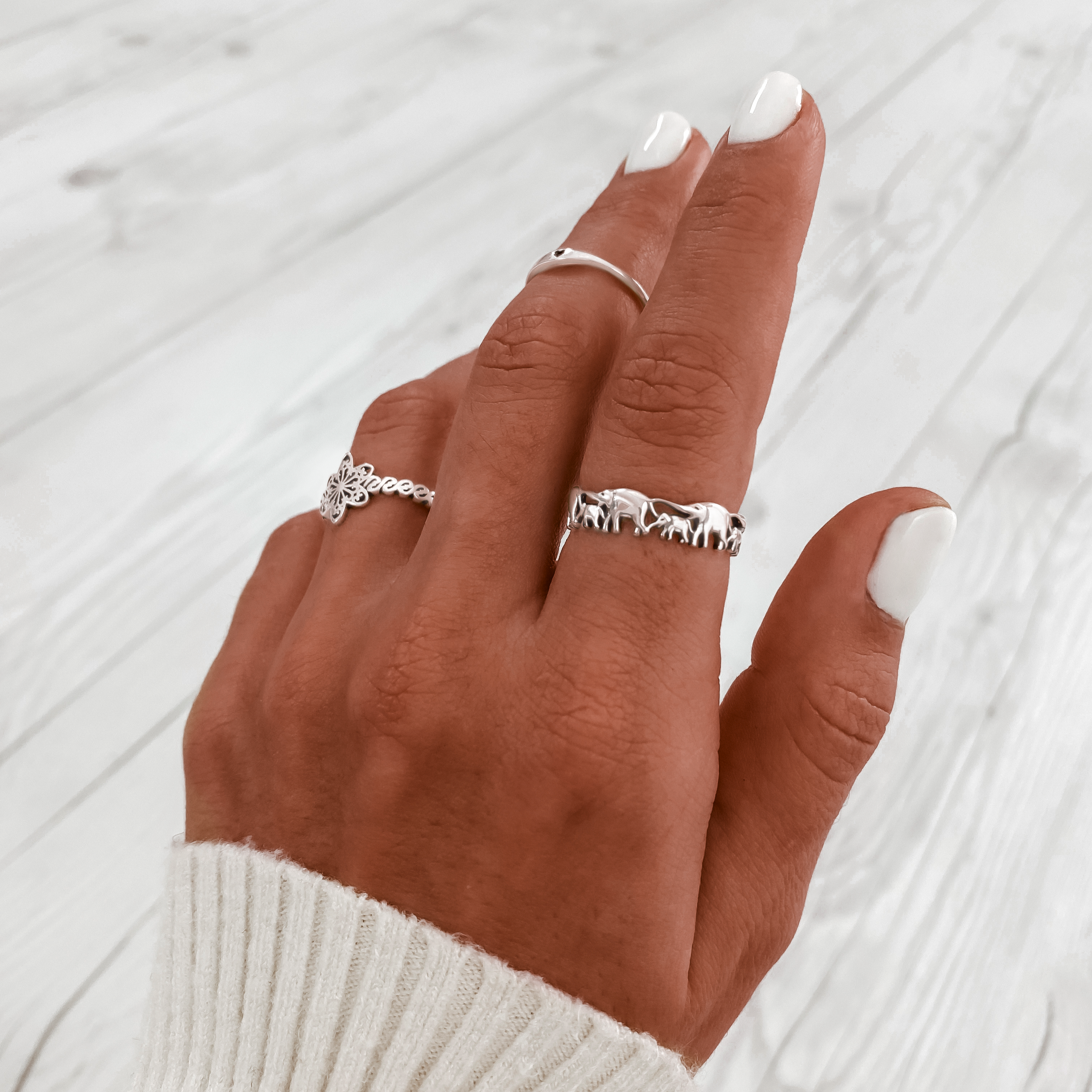 Bague "Animaux" ~ Argent Sterling