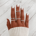 Charger l&#39;image dans la galerie, Bague &quot;Petites Empreintes&quot; ~ Argent Sterling
