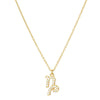 Collier "Shiny Gold Zodiac" ~ Argent Sterling