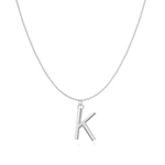 Charger l&#39;image dans la galerie, Collier &quot;Lettre&quot; ~ Argent Sterling
