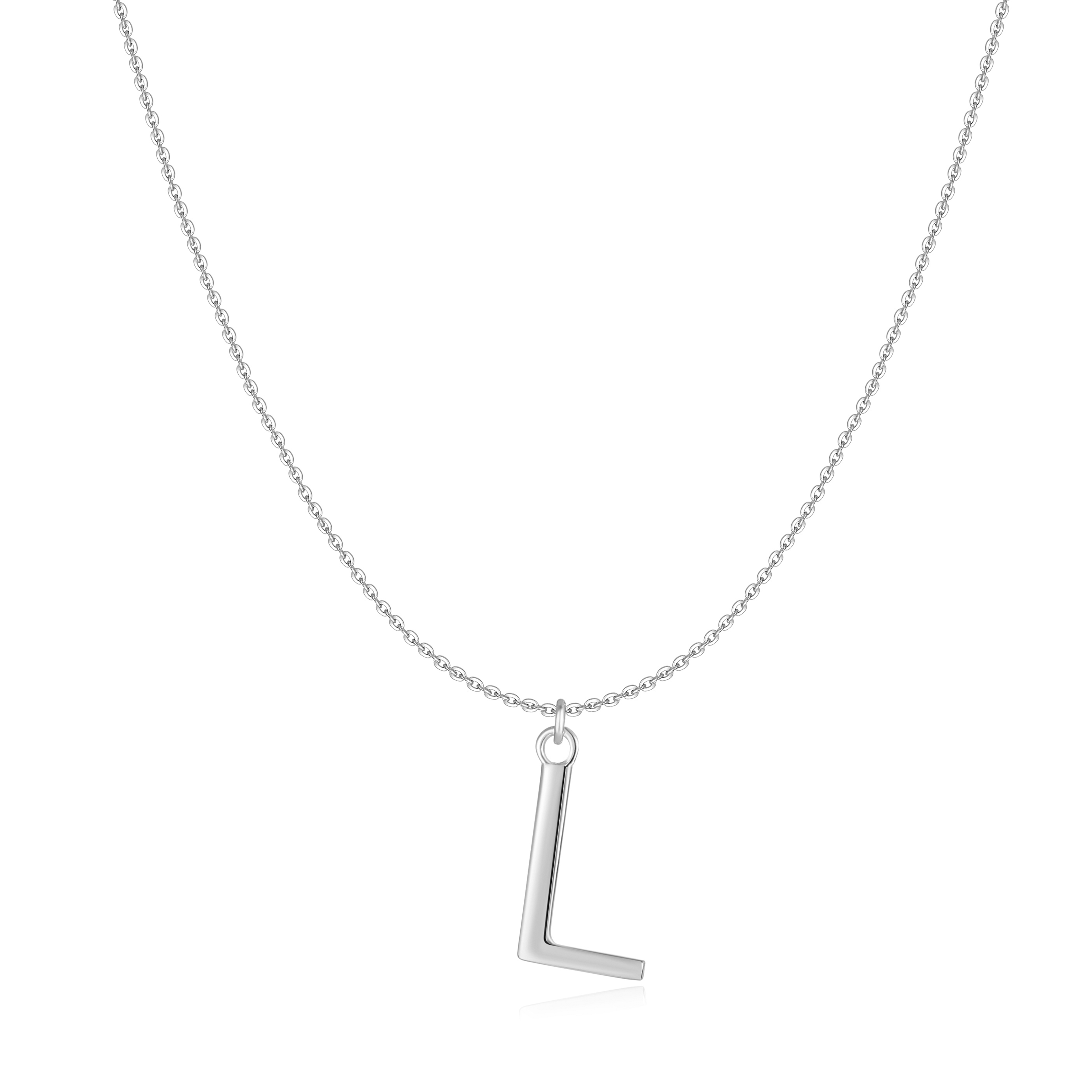 Collier "Lettre" ~ Argent Sterling