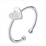 Charger l&#39;image dans la galerie, Bague &quot;Initiale&quot; ~ Or / Rose / Argent
