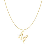 Charger l&#39;image dans la galerie, Collier &quot;Lettre&quot; ~ Argent Sterling
