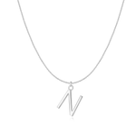 Charger l&#39;image dans la galerie, Collier &quot;Lettre&quot; ~ Argent Sterling
