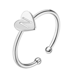Charger l&#39;image dans la galerie, Bague &quot;Initiale&quot; ~ Or / Rose / Argent
