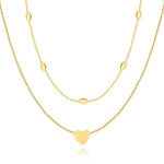 Charger l&#39;image dans la galerie, Collier &quot;Style Amour&quot; ~ Or / Rose/ Argent
