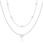 Charger l&#39;image dans la galerie, Collier &quot;Style Amour&quot; ~ Or / Rose/ Argent
