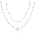 Charger l&#39;image dans la galerie, Collier &quot;Style Amour&quot; ~ Or / Rose/ Argent
