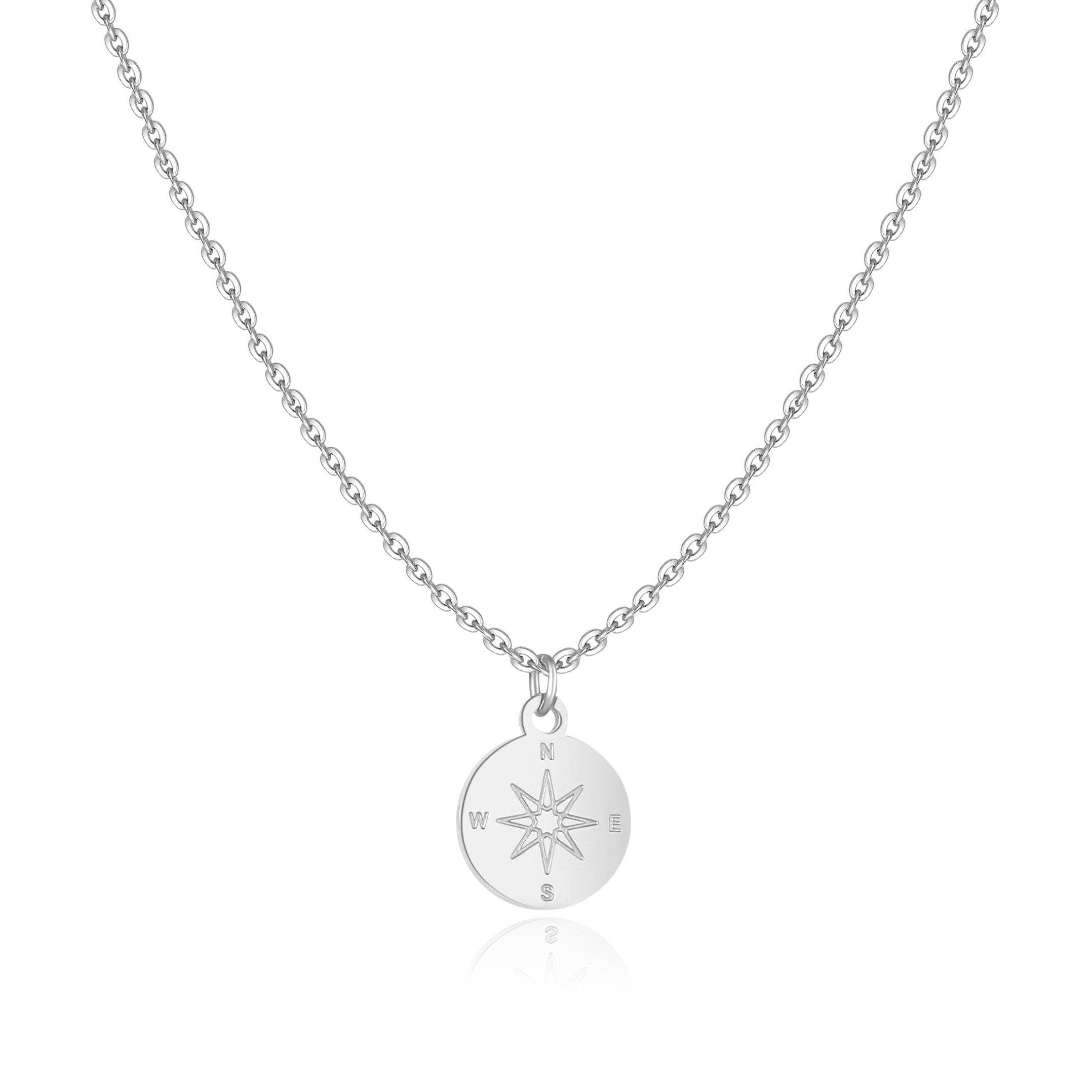 Collier "Pôles" ~ Argent/Or/Rose