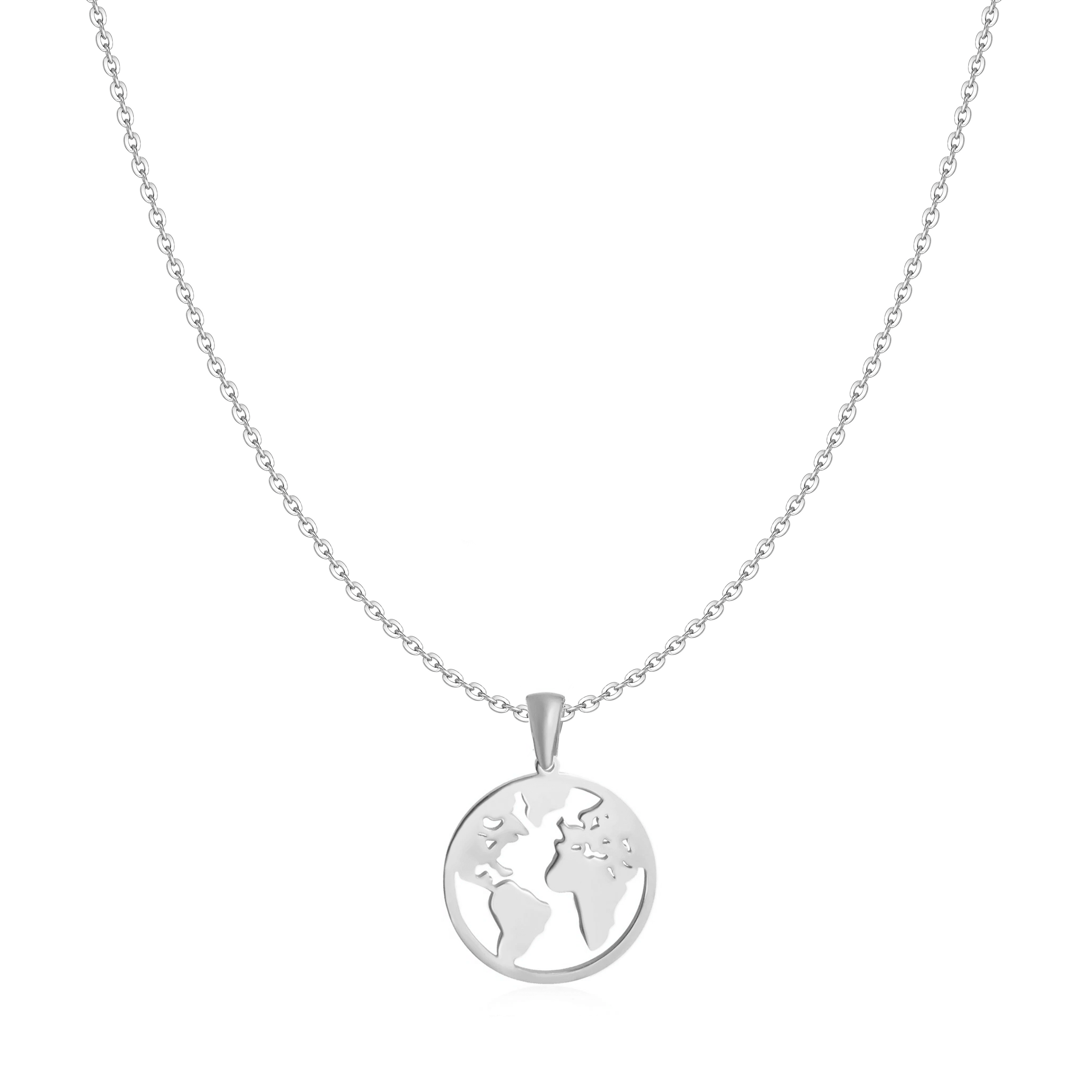 Collier "Monde" ~ Argent / Or / Rose