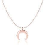 Charger l&#39;image dans la galerie, Collier &quot;Lune&quot; ~ Or / Argent / Rose
