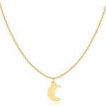 Charger l&#39;image dans la galerie, Collier &quot;Petite Lune&quot; ~ Or/Rose/Argent
