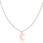 Charger l&#39;image dans la galerie, Collier &quot;Petite Lune&quot; ~ Or/Rose/Argent
