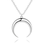 Charger l&#39;image dans la galerie, Collier &quot;Moon&quot; ~ Argent Sterling
