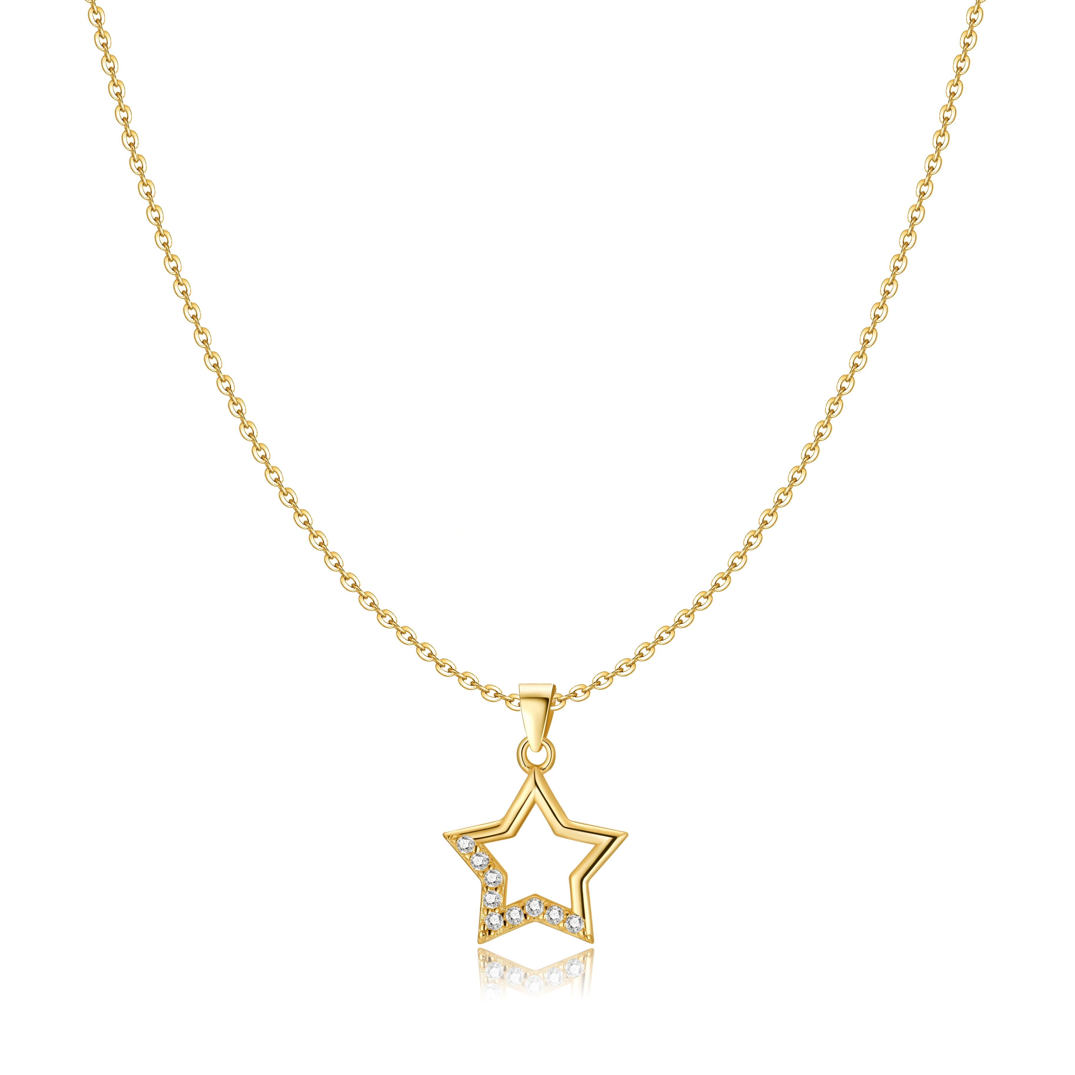 Collier "Star Charm" ~ Argent Sterling