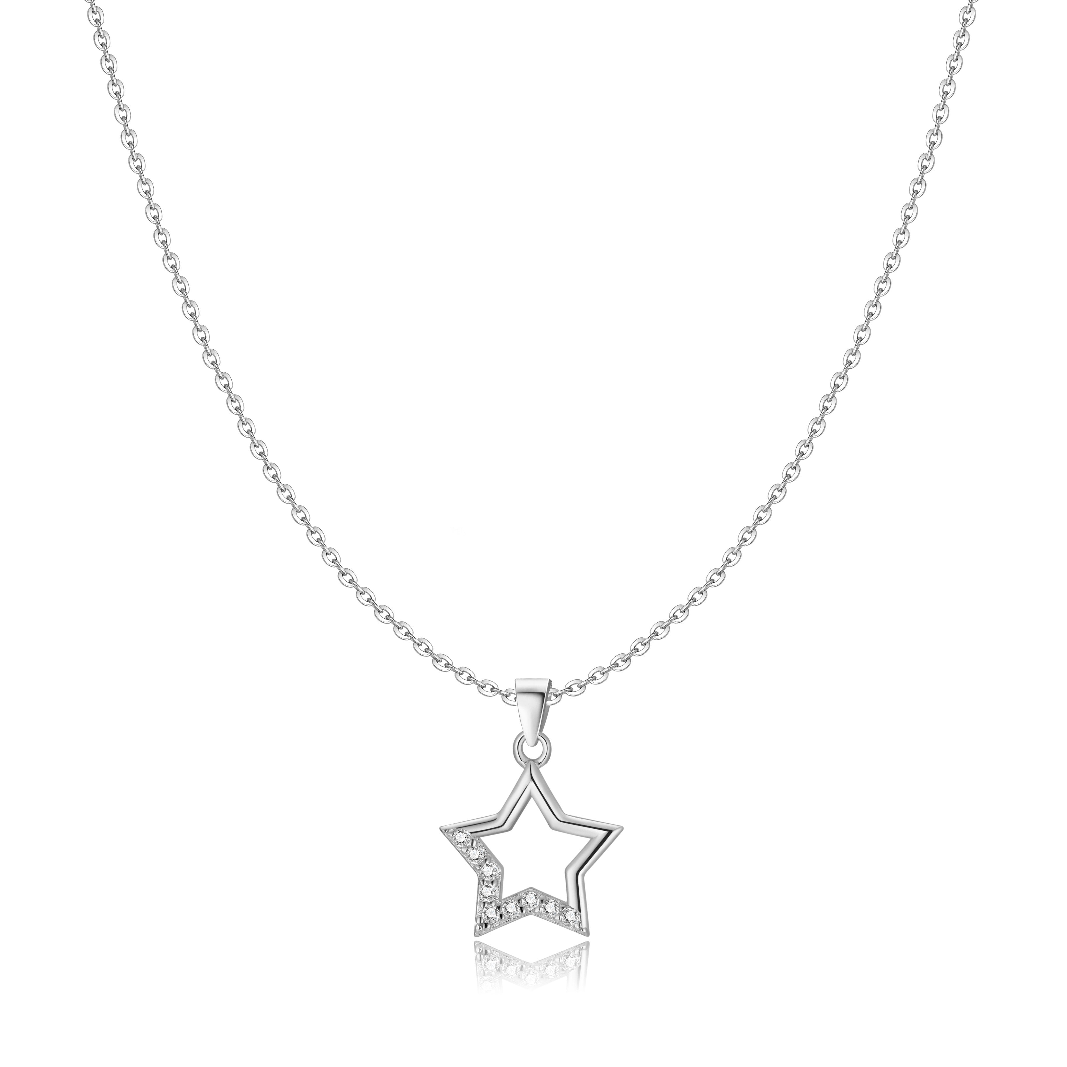 Collier "Star Charm" ~ Argent Sterling