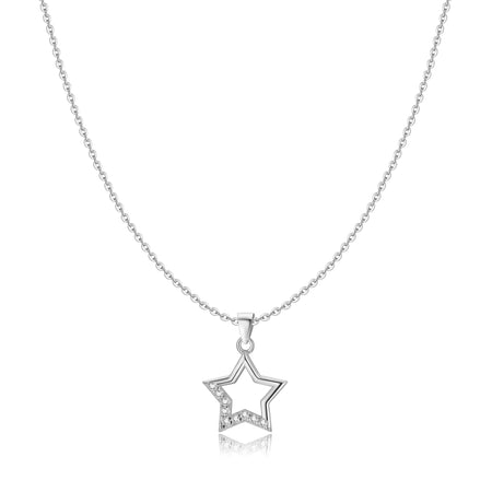 Collier "Star Charm" ~ Argent Sterling