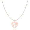 Collier "World Love" ~ Argent/Or/Rose/Café