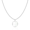 Collier "Rose des Vents" ~ Or/Rose/Argent
