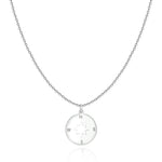 Charger l&#39;image dans la galerie, Collier &quot;Rose des Vents&quot; ~ Or/Rose/Argent
