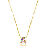 Charger l&#39;image dans la galerie, Collier &quot;Shiny Initiale&quot; ~ Argent Sterling
